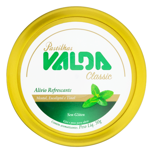 Pastilha Valda Classic 50g