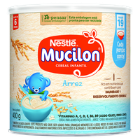 Cereal Infantil Mucilon Arroz 400g