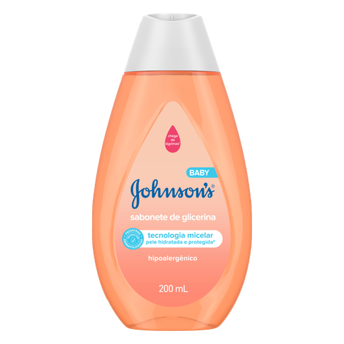 Sabonete Líquido Johnson's Baby Glicerinado da Cabeça aos Pés 200ml