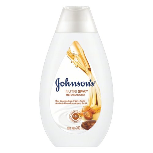 Hidratante Corporal Johnson’s Nutri Spa Reparadora Óleo de Amêndoas, Argan E Karité 400ml