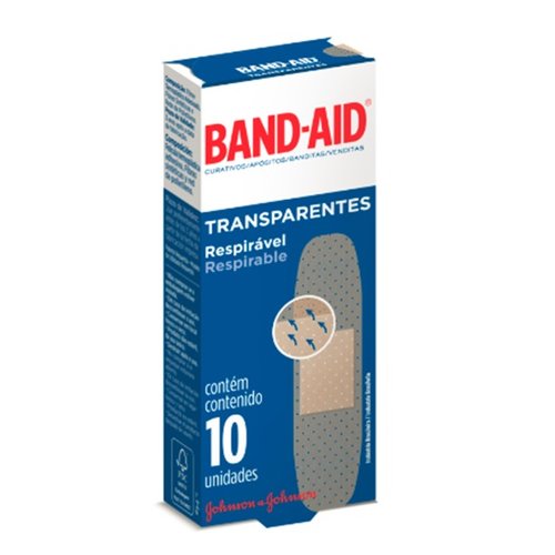 Band-Aid Transparente 10 unidades