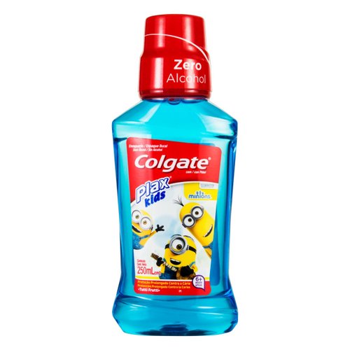 Enxaguante Bucal Colgate Plax Kids Minions 250mL