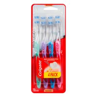 Escova de Dente Colgate Pro Cuidado Macia Suave 4 itens