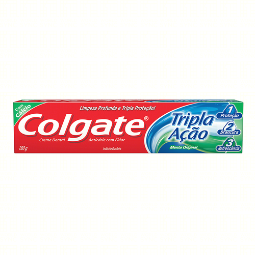 Creme Dental Colgate Tripla Ação Menta Original 180g