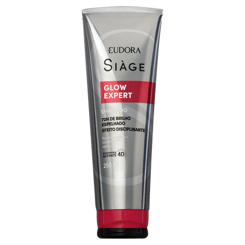 Shampoo Flor das Geleiras Eudora Siàge Glow Expert Bisnaga 250ml