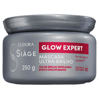 Máscara Ultrabrilho Flor das Geleiras Eudora Siàge Glow Expert Pote 250g