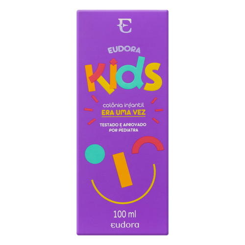 Colônia Infantil Era uma Vez Eudora Kids Caixa 100ml