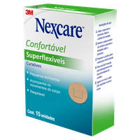 Curativo 3M Nexcare Superflexíveis Redondinhos 15 unidades