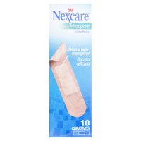 Curativos Nexcare Microporosos 10 unidades