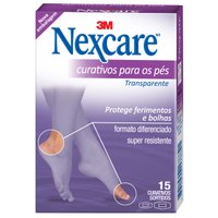 Curativo Nexcare Para os Pés Transparente 15 unidades