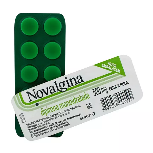 Novalgina 500mg 10 comprimidos