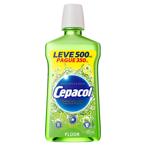 Antisséptico Bucal Cepacol Flúor 500ml