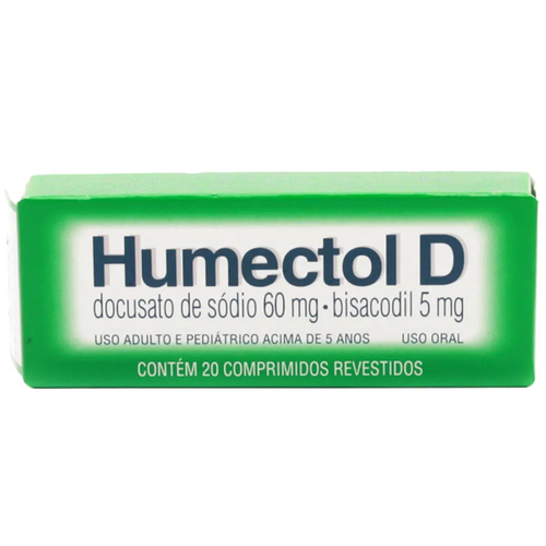 Humectol D 60mg + 5mg 20 comprimidos revestidos