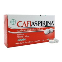 Cafiaspirina 650mg + 65mg 4 comprimidos