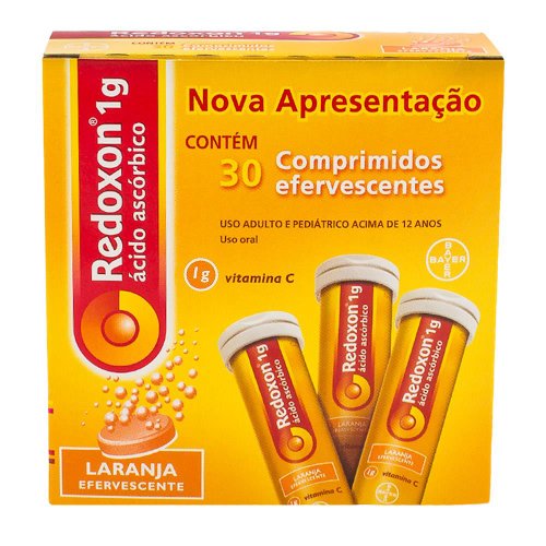 Redoxon 1g Sabor Laranja 10 comprimidos efervescentes