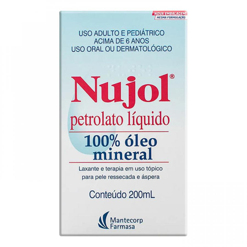 Nujol Óleo Mineral 200ml