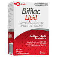 Suplemento Alimentar com Probióticos Bifilac Lípid Caixa 30 Cápsulas