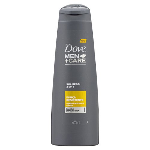 Shampoo 2 em 1 Dove Men+Care Força Resistente 400ml