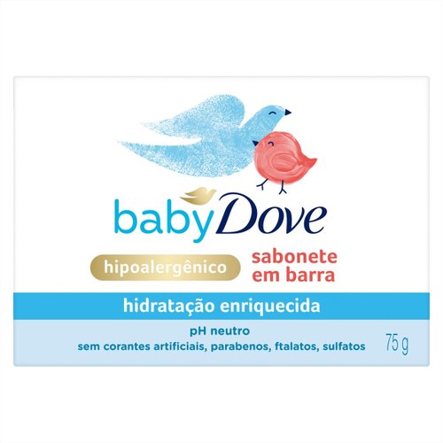 Sabonete em Barra Dove Baby Hidratação Enriquecida 75g 75g