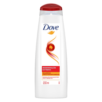 Shampoo Dove Recuperação Extrema Nutre Cabelos Danificados 200ml