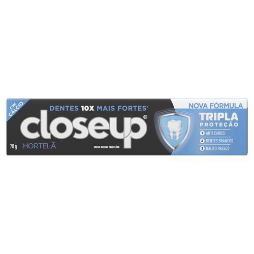 Creme Dental Close-Up Triple Hortela 70g