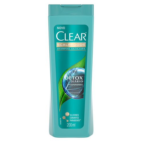 Shampoo Clear Anticaspa Women Detox Diario 200ml