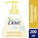 Sabonete Líquido da Cabeça aos Pés de Glicerina Baby Dove Hidratação Glicerinada 200ml