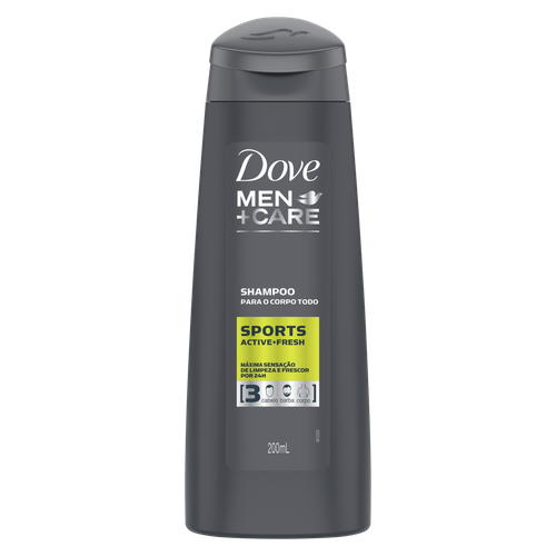 Shampoo Dove Men+Care Sports Frasco 200ml