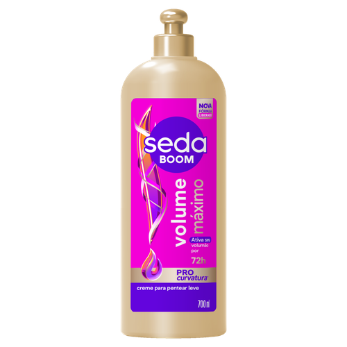 Creme para Pentear Seda Boom Volume Máximo Frasco 700ml