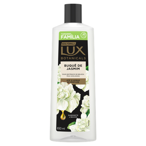 Sabonete Líquido Buquê de Jasmim Lux Botanicals Frasco 650ml Tamanho Família