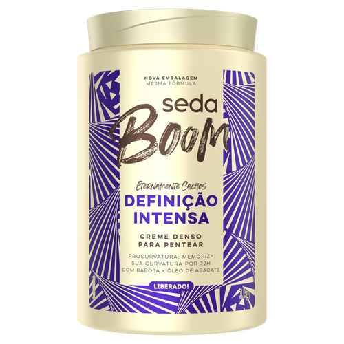 Creme para Pentear Seda Boom Definição Intensa Pote 1kg