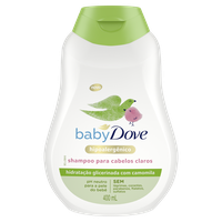 Shampoo Hidratação Glicerinada Camomila Dove Baby Frasco 400ml