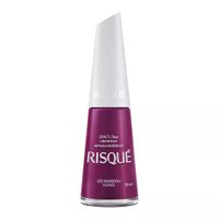 Esmalte Risqué Rosas Cremoso Léo Mandou Flores 8ml