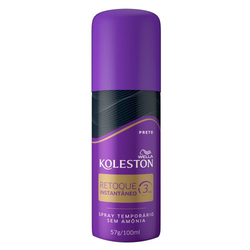 Retoque Instantâneo Spray Koleston Preto 100ml