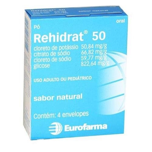 Rehidrat 50 Sabor Natural 4 envelopes