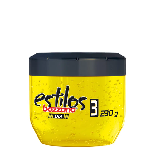 Gel Condicionador Fixador Bozzano Estilos Fator 3 Extra Forte Dia 230g