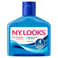 Gel Condicionador Fixador Ny Looks Fixação Mega Forte 240g