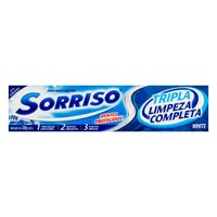 Creme Dental Sorriso Tripla Limpeza Completa White 70g