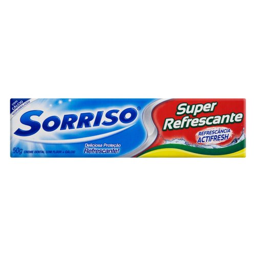 Creme Dental Sorriso Super Refrescante 50g