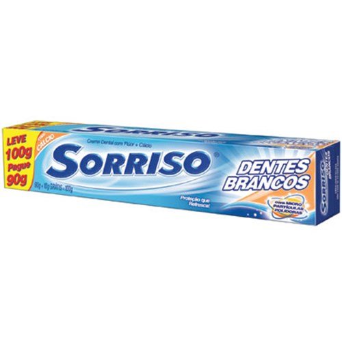 Creme Dental Sorriso Dentes Brancos  90g