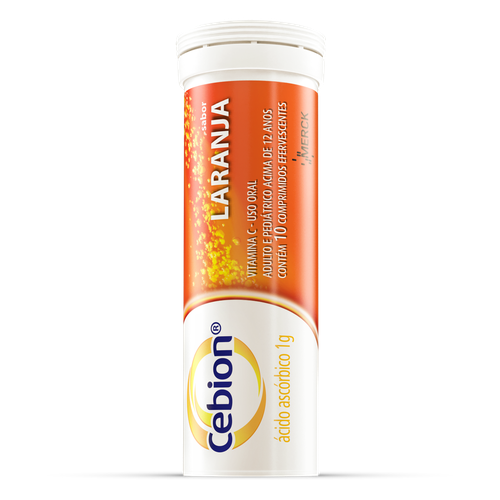 Cebion 1g Sabor Laranja 10 comprimidos efervescentes