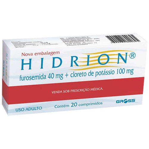 Hidrion 20 comprimidos