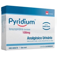 Pyridium 100mg 25 comprimidos