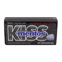 Pastilhas Mentos Kiss Sem Açúcar Extreme Frozen 35g