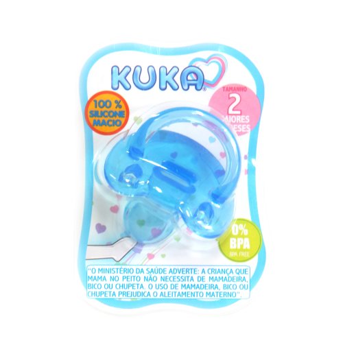 Chupeta Kuka Silicone Soft Ortodôntica 2 +6 meses