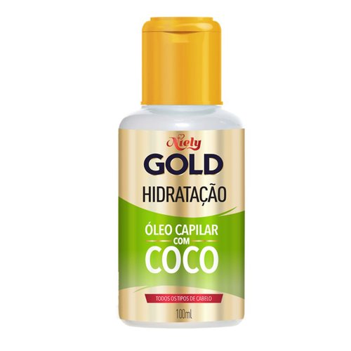 Óleo Capilar Niely Gold Água de Coco 100ml