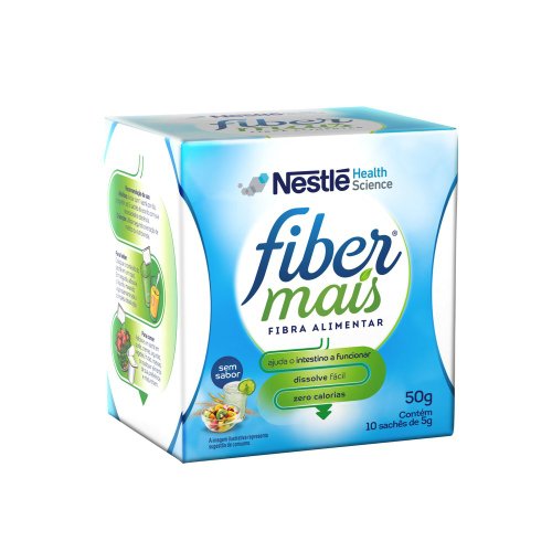 Fiber Mais Pó Fibra Sem Sabor 10 saches de 5g