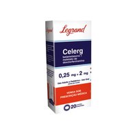 Celerg 0,25mg + 2mg 20 comprimidos