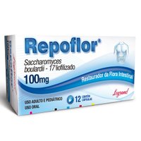 Repoflor 100mg 12 cápsulas