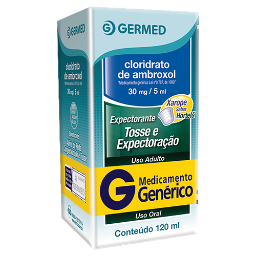 Cloridrato de Ambroxol Xarope Adulto Genérico Germed 30mg/5ml 120ml